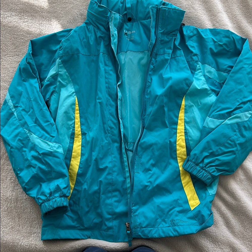 LL Bean Girls Ski Coat - 10/11